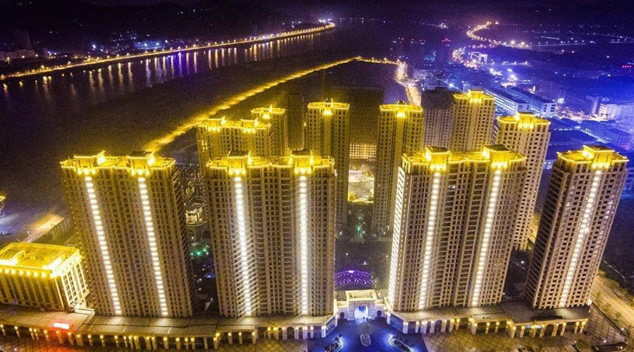 聚景花園燈光亮化工程