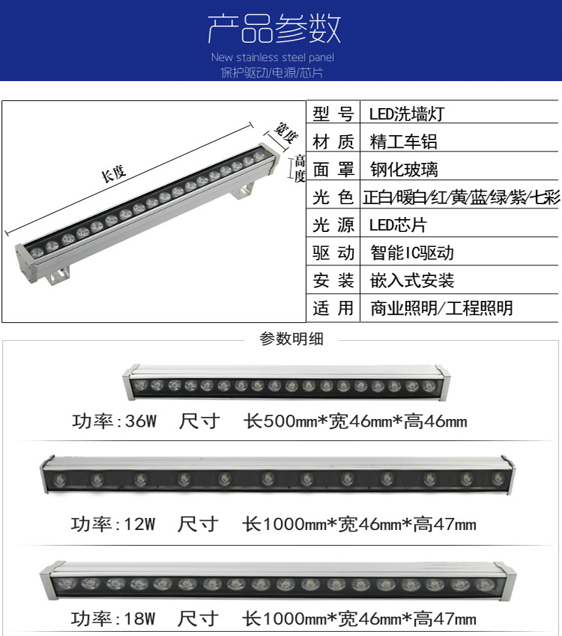 LED洗墻燈