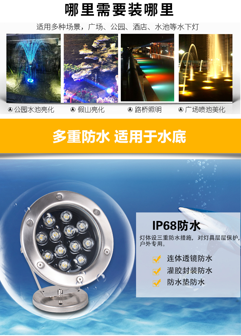 LED水底燈